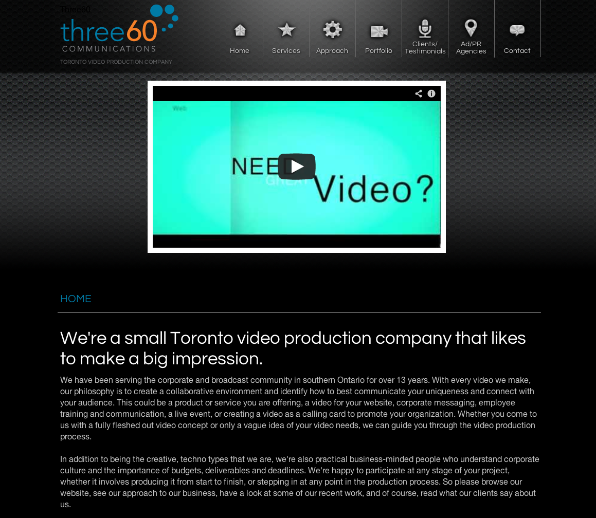 New Three60 Website Coming Soon